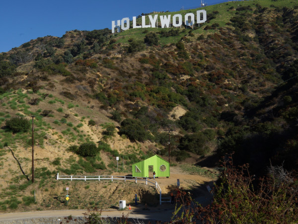 For the Hollywood Sign's 100th Anniversary - a Major Artwork Installed at Its Premier Selfie Vantage Point