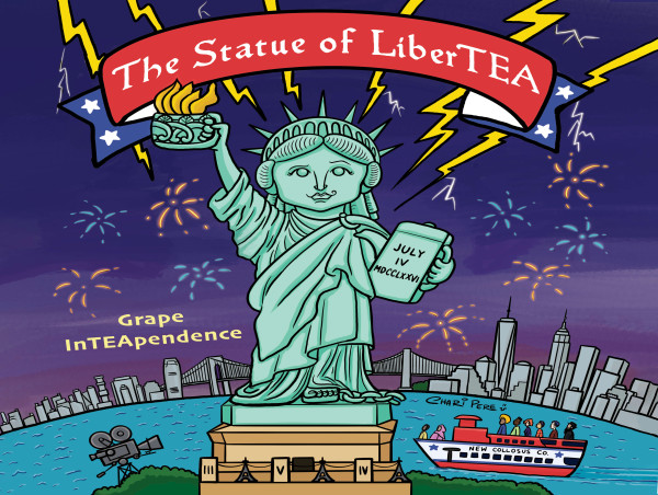  The TeaBook Honors The Statue of Liberty, America’s First Crowdfunding Campaign, by Walking in Her Footsteps 