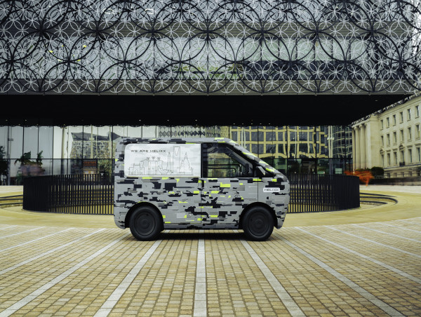  The Helixx delivery van uses 3D-printed panels and a lightweight construction 