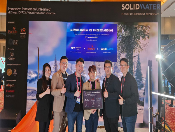  Virtualtech Frontier, SolidWater, and 3Particle Forms Partnership Targeting the US$47.8 Billion Immersive Technologies 