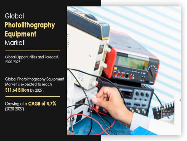  Photolithography Equipment Market the Global Face to Reach $11.64 Billion Industry by 2027 | Growing at a CAGR of 4.7%. 