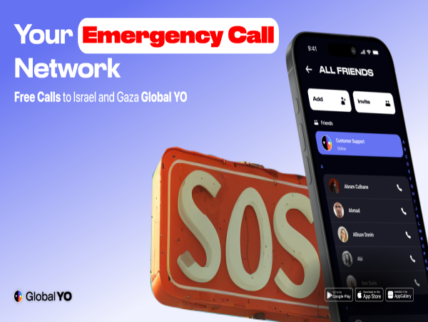  Global YO Offers Unlimited Free Calling to Gaza and Israel 