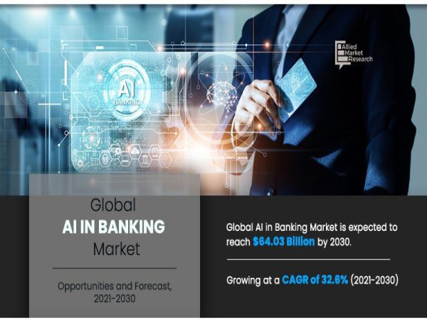  At a CAGR of 32.6% | AI in Banking Market To Cross USD 64.03 Billion By Value at Exponential Growth Through 2030 
