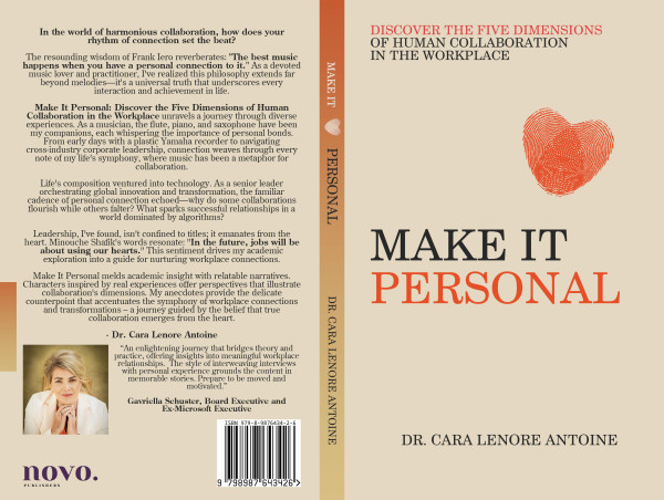 Dr. Cara Antoine Releases Make it Personal: Discover the Five Dimensions of Human Collaboration in the Workplace