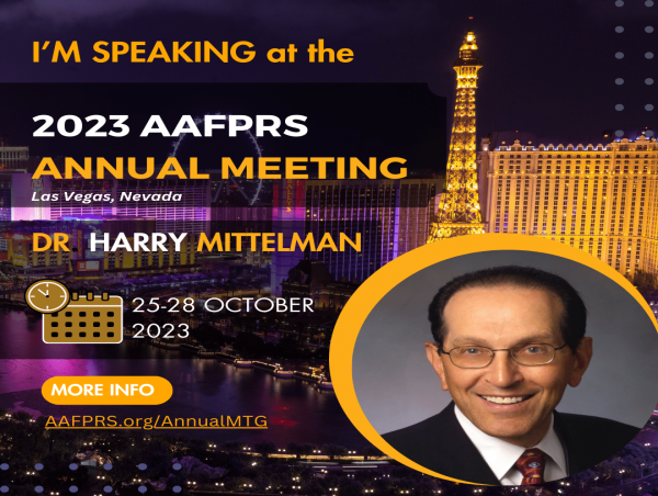  Dr. Mittelman of Mittelman Plastic Surgery to Speak at AAFPRS Annual Meeting 