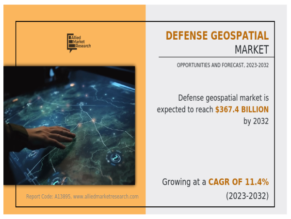Defense Geospatial Market Size to Reach $367.4 Billion With a CAGR of 11.4% by 2032
