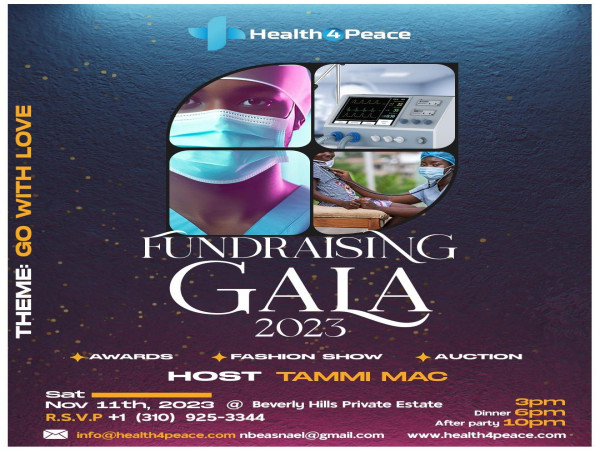  Health4Peace Gala 2023 To Honor Leaders From The Political Business Entertainment Medicine and Humanitarian Communities 