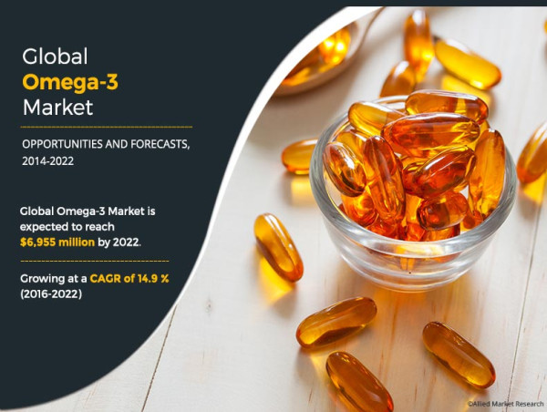  Omega-3 Market Overview, Size, Share | Global Industry Outlook and Statistics, Segmentation and Forecast 