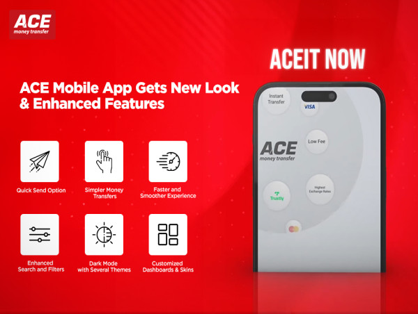 ACE Money Transfer Unveils Its New Mobile App with Cutting-Edge Features