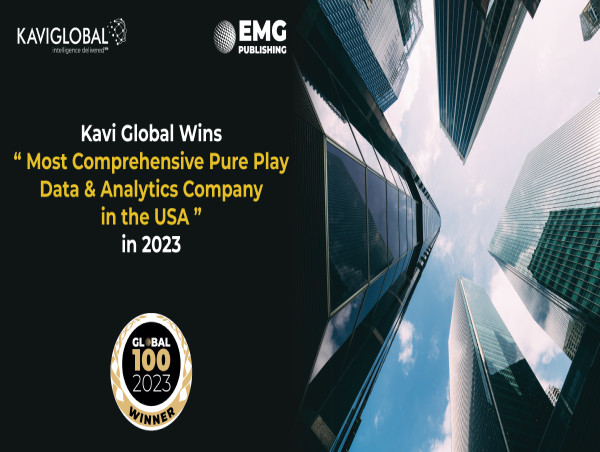 Kavi Global Wins Most Comprehensive Data & Analytics Firm in USA