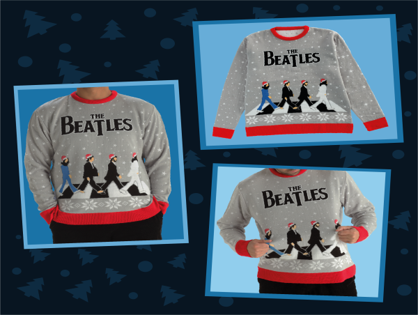  The Beatles launch official Christmas jumper 