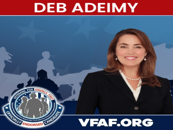  Deborah Adeimy for congress (FL-22) endorsed by VFAF Veterans for Trump 