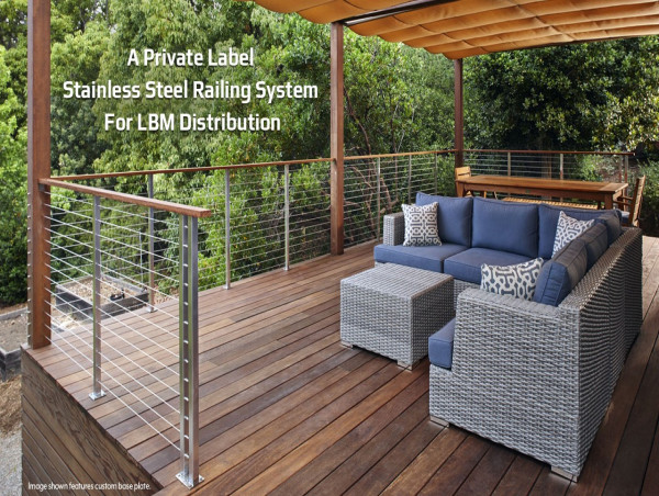 AGS Stainless Announces a New Private Label Stainless Steel Railing System for LBM Distribution