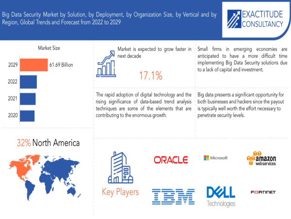  Big Data Security Market size to Surpass USD 61.69 Billion by 2029 , at 17.1% CAGR from 2022 to 2029 
