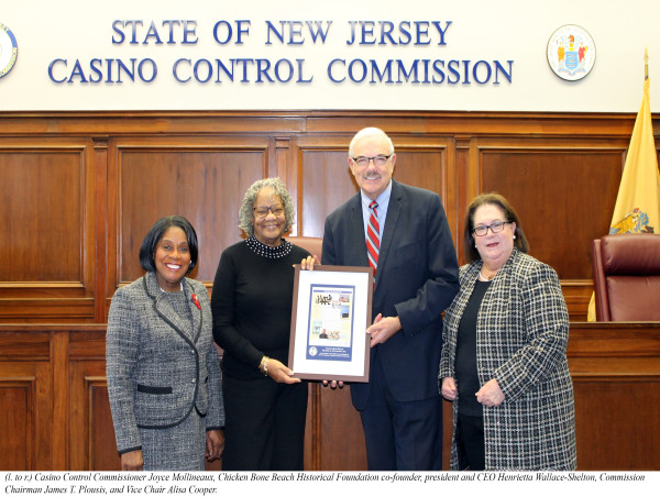  NJ Casino Control Commission Recognizes Chicken Bone Beach Historical Foundation 