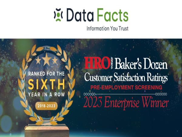 Data Facts Outperforms in HRO Today Baker's Dozen for 6th Year in a Row