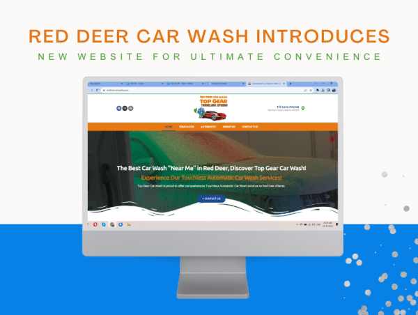  Red Deer Car Wash Introduces New Website for Customer Convenience 