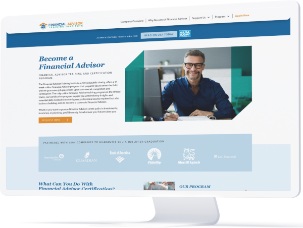 Financial Advisor Training Institute Launches New Website