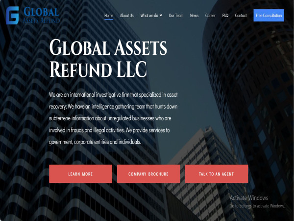  Restoring Trust and Recovering Lost Fund: Global Assets Refund's Impact in the Fight Against Crypto and Investment Fraud 