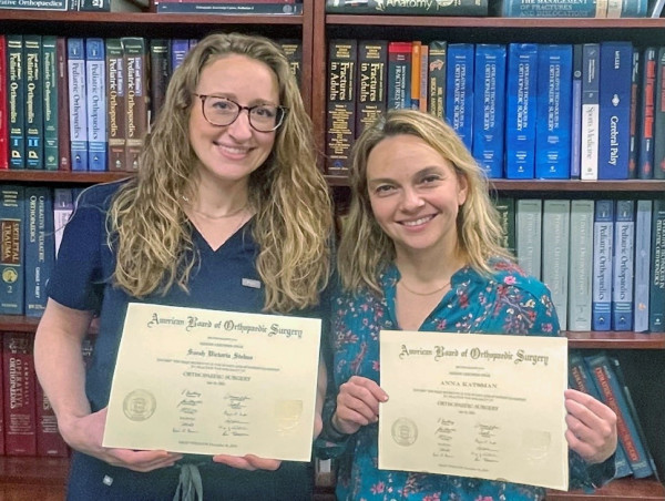 Two Pediatric Orthopedic Surgeons Earn Prestigious ABOS Certification in Morris County