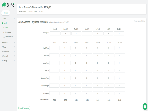 Bilflo Launches Multi-Rate Timecard to address Diverse Billing Needs in Staffing Agencies