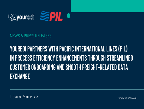  Youredi partners with PIL for process efficiency, enhancing customer onboarding and smooth freight data exchange 