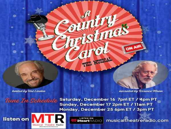  A Country Christmas Carol: On Air debuts on Musical Theatre Radio this weekend 