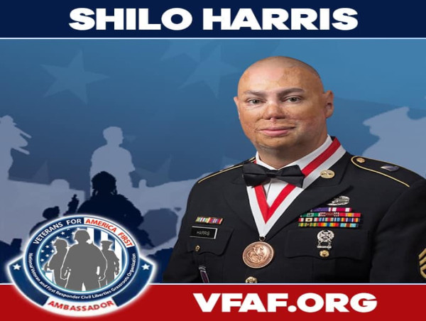 Shilo Harris military celebrity endorses Donald Trump for President and joins VFAF Veterans for Trump