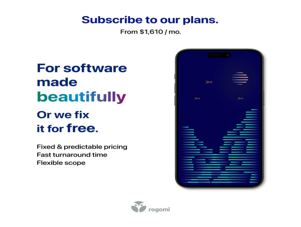  Rogomi Inc. Launches Software Development Subscription Plans, Providing Access to Proficient Team of Developers 