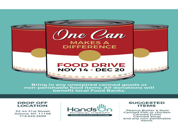 HANDS-ON PHYSICAL THERAPY UNITES PATIENTS AND STAFF IN SUCCESSFUL FOOD DRIVE AND TOYS FOR TOTES