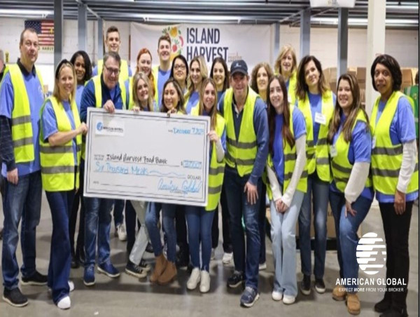 Providing Hope this Holiday Season: American Global Donates Time, Food and Funds to Help Those Less Fortunate
