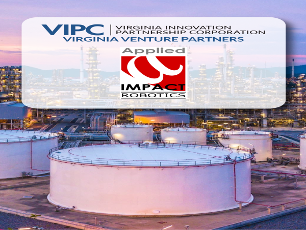 VIPC’s Virginia Venture Partners Invests in Applied Impact Robotics for Transformative Robotic Inspection Technology