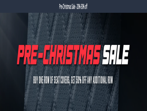  Seat Covers Unlimited Announces Pre-Christmas Sale: Buy On Get One Half Off 