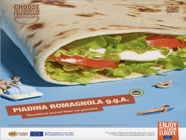  CONSORZIO PIADINA ROMAGNOLA IGP Beginn der Influencer-Marketing-Kampagne in Deutschland 