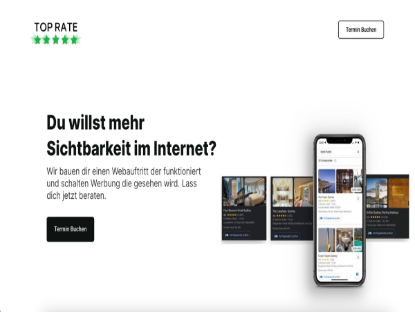  Top Rate Bietet Website, SEO- und Marketingdienstleistungen in ganz Deutschland 