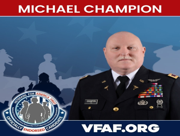  Colonel Michael Chapman endorsed by VFAF Veterans for Trump to unseat incumbant Steve Allison Texas District 121 