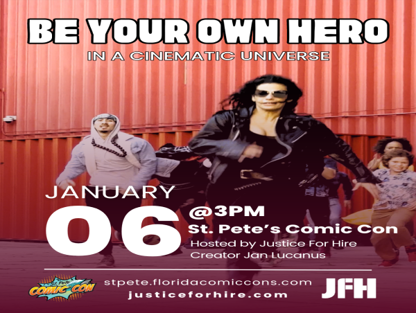 ReelwUrld™ Panel at St. Pete Comic Con: Empowering Fans to Become Heroes in the Cinematic Universe of Justice For Hire