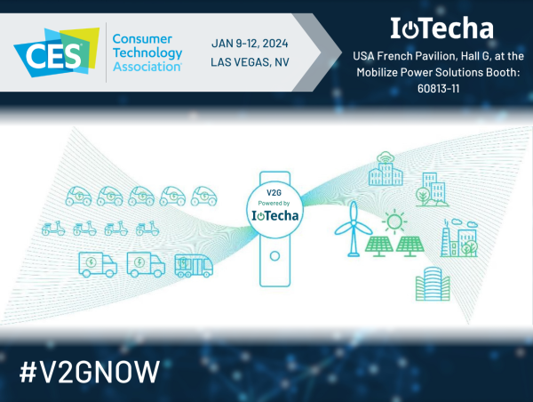  IoTecha’s Advanced IoT.ON™ Platform Powers Mobilize’s Newest Bidirectional AC Charger Showcased at CES 2024 