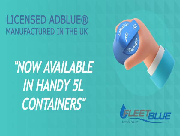 Fleetmaxx Solutions Introduces Fleetblue, Its UK-manufactured Licensed AdBlue® in Convenient 5L Containers.
