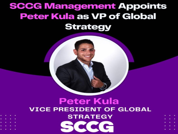  SCCG Management Appoints Peter Kula as Vice President of Global Strategy. 