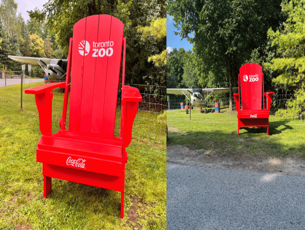 Giant Adirondack Chairs Help Create Iconic Landmarks to Encourage Tourism