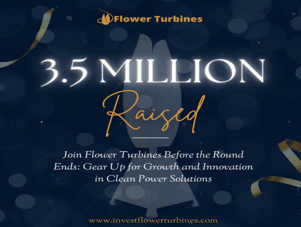  Flower Turbines Current Funding Round Passes $3.5 Million 