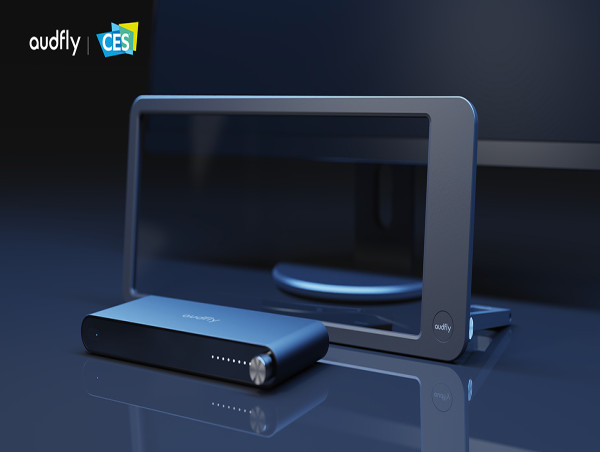 Audfly Technology Unveils F1 See-thru Glass Directional Speaker at CES 2024