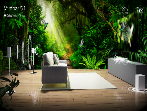 Homatics Minibar 5.1:A Leader in Dolby Atmos Home Theater and Tuned by THX
