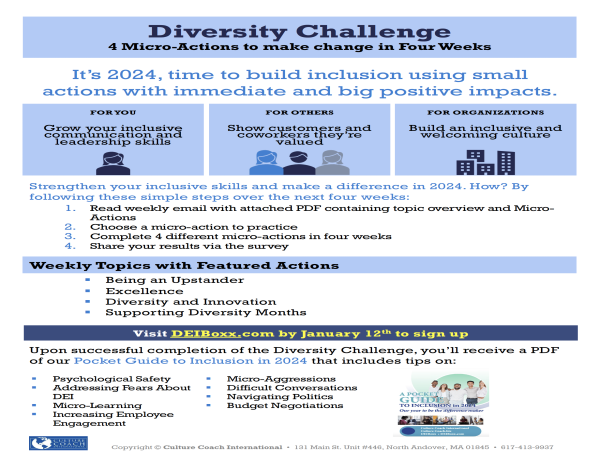Diversity Resolutions Start 2024 on Positive Note