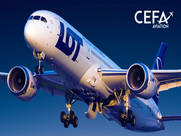  CEFA Aviation Secures First Eastern European Contract with LOT Polish Airlines 