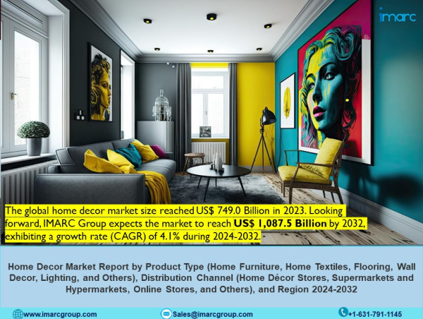 Home Decor Market Size, Demand, Trends, Top Comapnies and Forecast 2024-2032