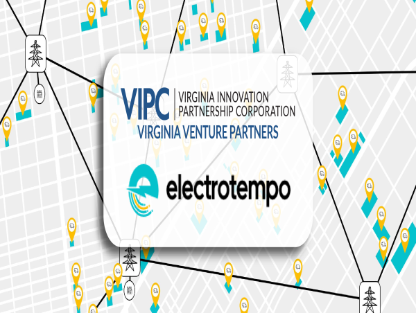  VIPC’s Virginia Venture Partners Invests in ElectroTempo for EV Charging Network Planning and Intelligence Solution 