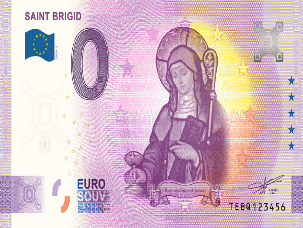  Euro Note Souvenir Ltd Celebrates Saint Brigid with Limited-Edition Commemorative Note 