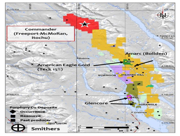  Commander Intersects 140 m of 0.1% CuEq in Drilling at Burn Porphyry Copper Property, British Columbia 